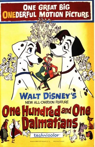 One Hundred and One Dalmatians (movie 1961)