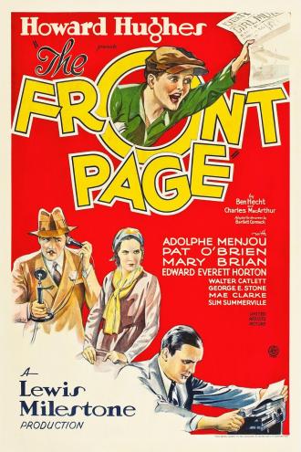 The Front Page (movie 1931)
