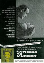 Witness to Murder (1954)