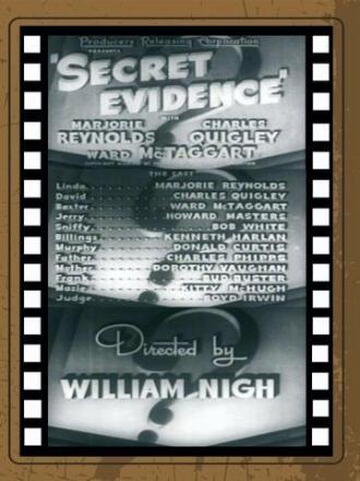 Secret Evidence (movie 1941)